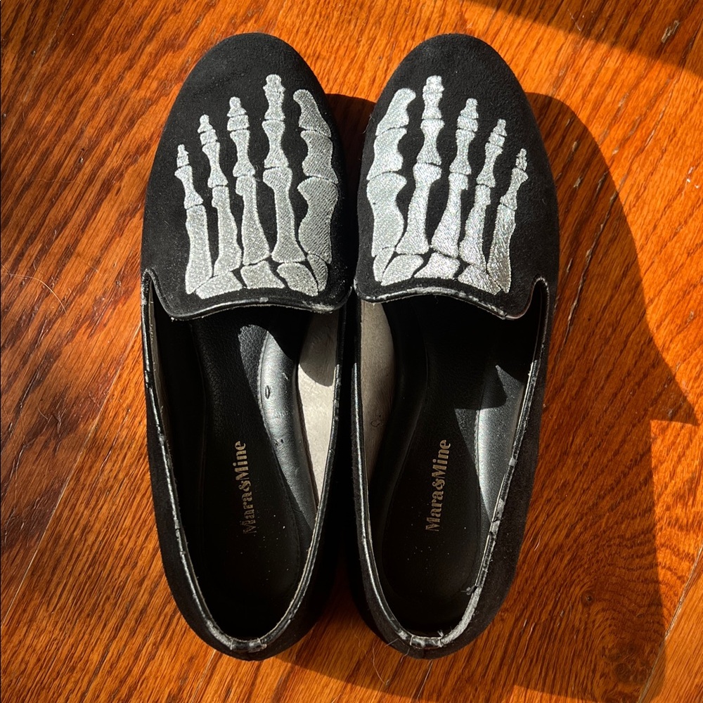 Mara & Mine Skeleton Loafers